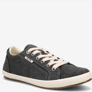 Taos Star Women’s Charcoal Wash Canvas Sneaker Size 7.5